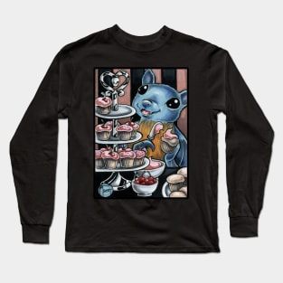 Bat With Cupcakes Long Sleeve T-Shirt